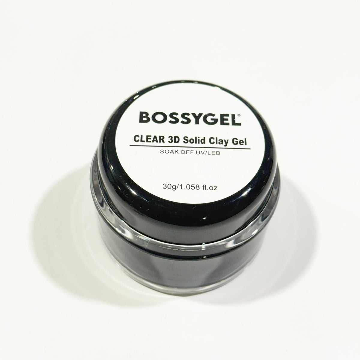 Bossy 3D Solid Clay Gel | Non-Sticky Moldable Nail Art Gel