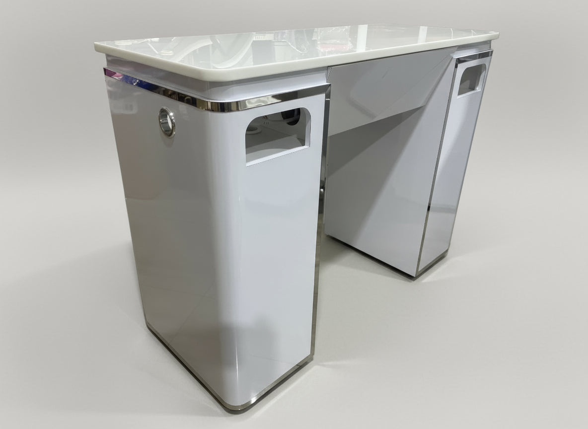 Manicure Nail Table Single TJ-24 - White (Please Call JNBS to Order)