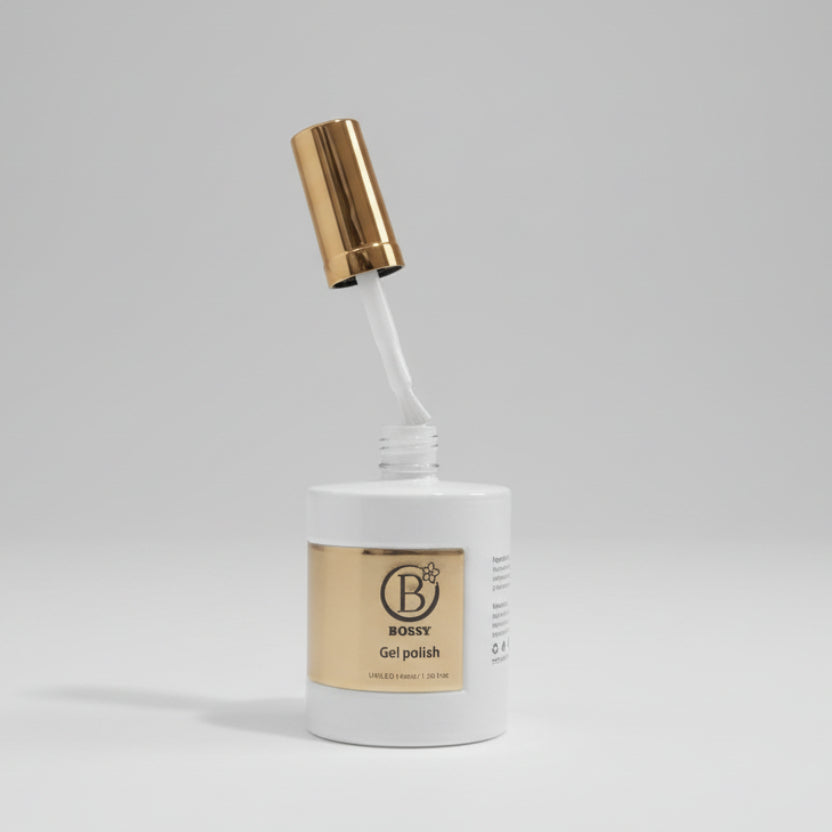 Bossy Gel Polish White – Jumbo Size 40ml