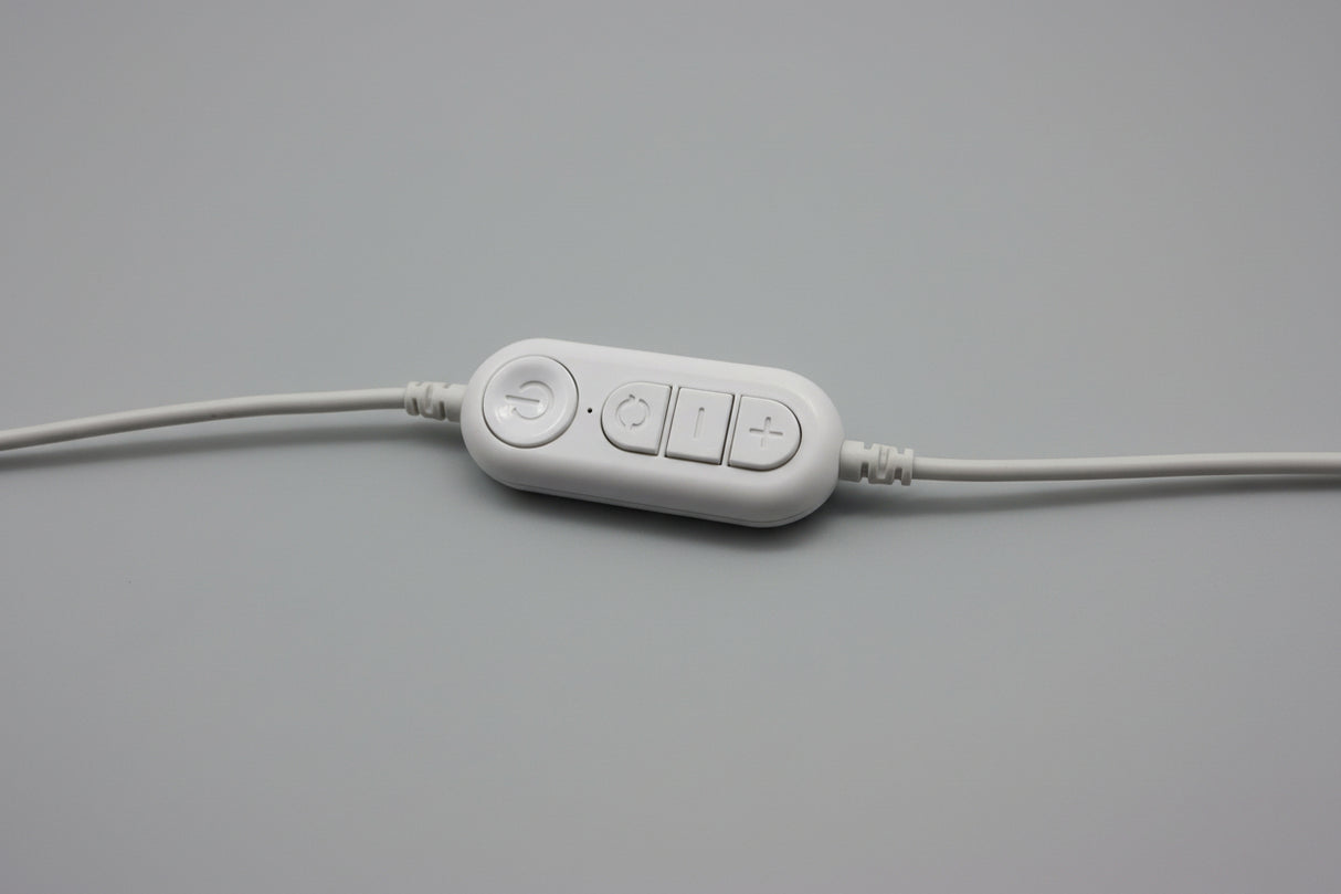 JNBS 29" Foldable Half Moon LED Light with Phone Holder - White