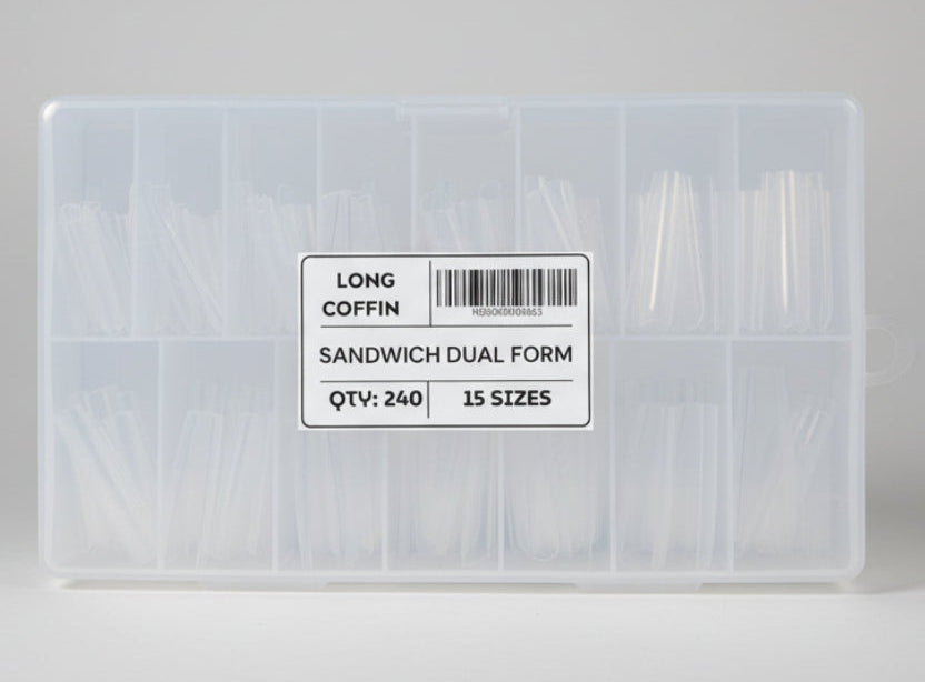 JNBS Sandwich Nail Dual Form 240Pcs