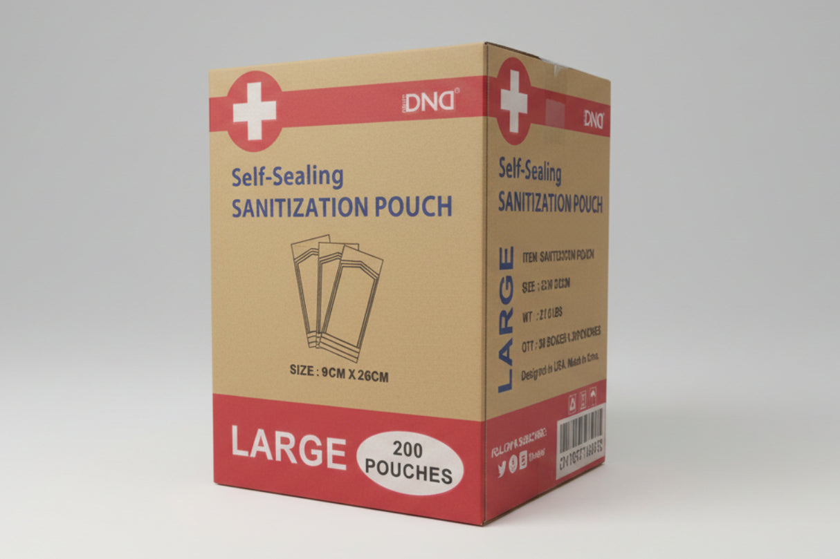 DND Self-Seal Disinfected Tool / Pouch - 9x26cm