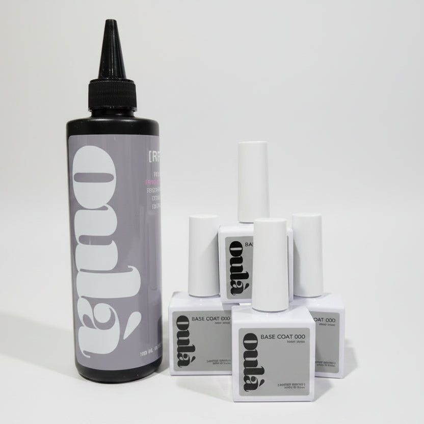 OULA Gel Polish Artist Series – 000 First Base Coat OUE02 (180 mL Refill)