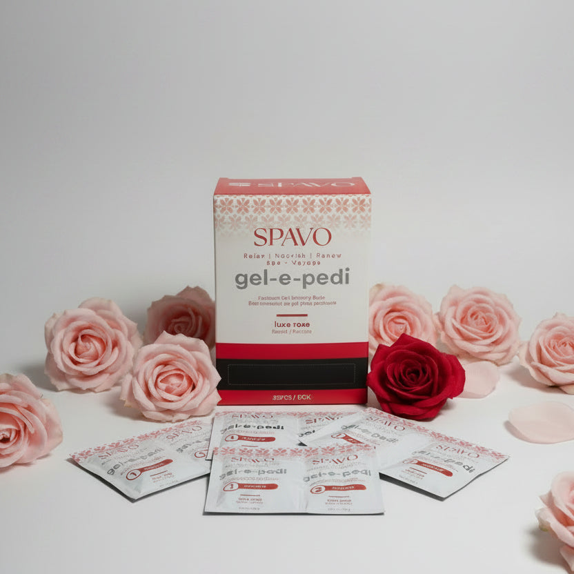SPAVO GEL-E-PEDI Luxury 2-Step Jelly Foot Spa
