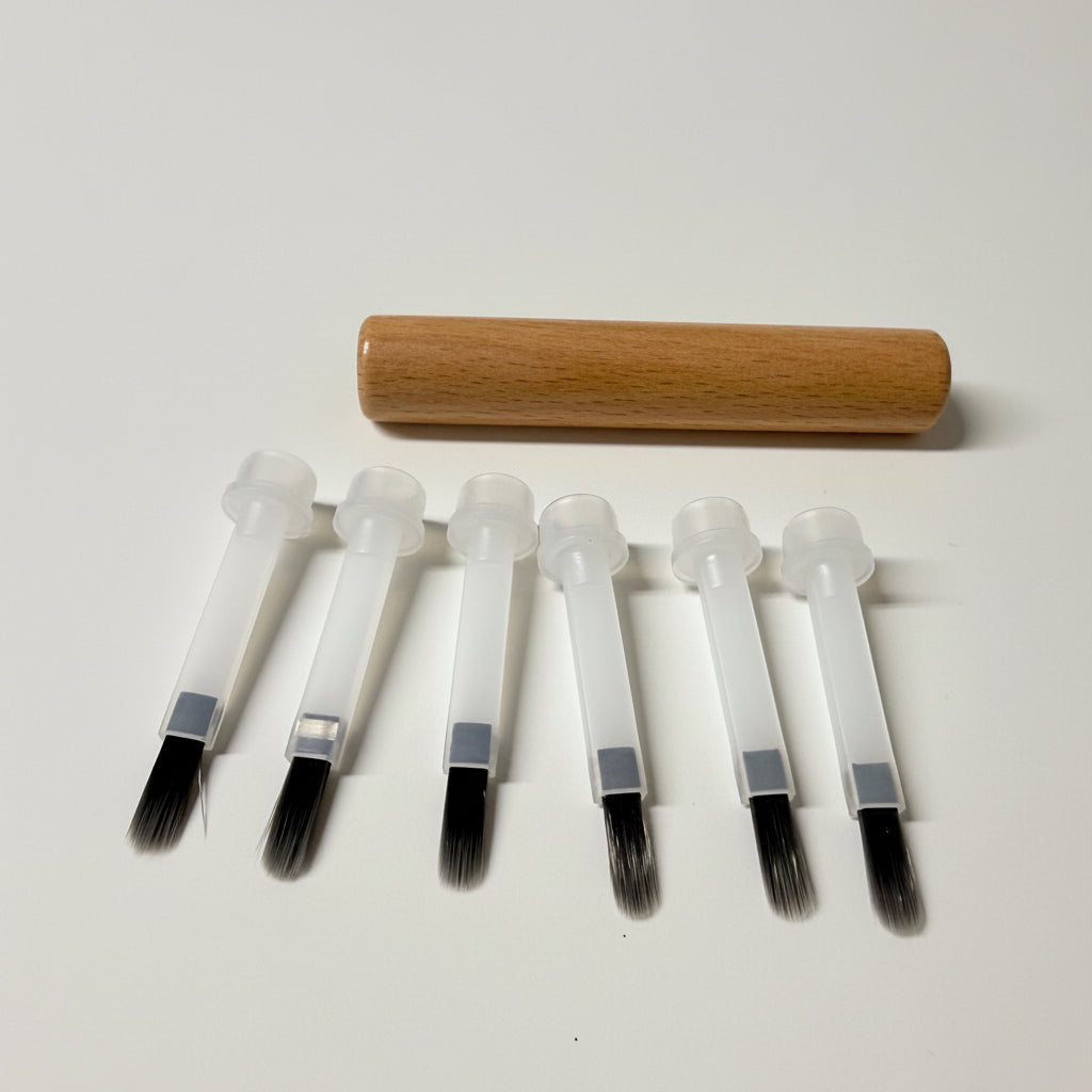 JNBS Nail tool Replaceable Gel Nail Polish Brushes set - 50pcs
