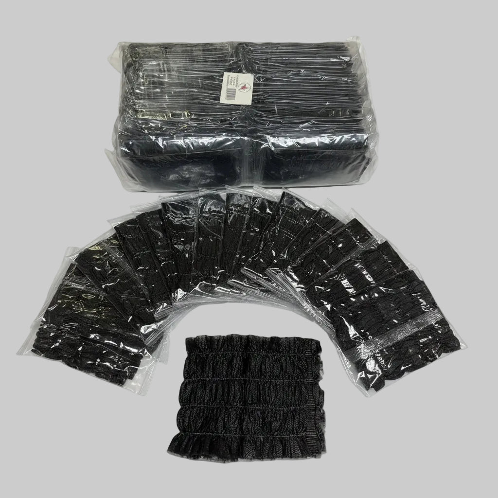 Silk-B Disposable Elastic Headbands (100 Pcs) - Assorted Color