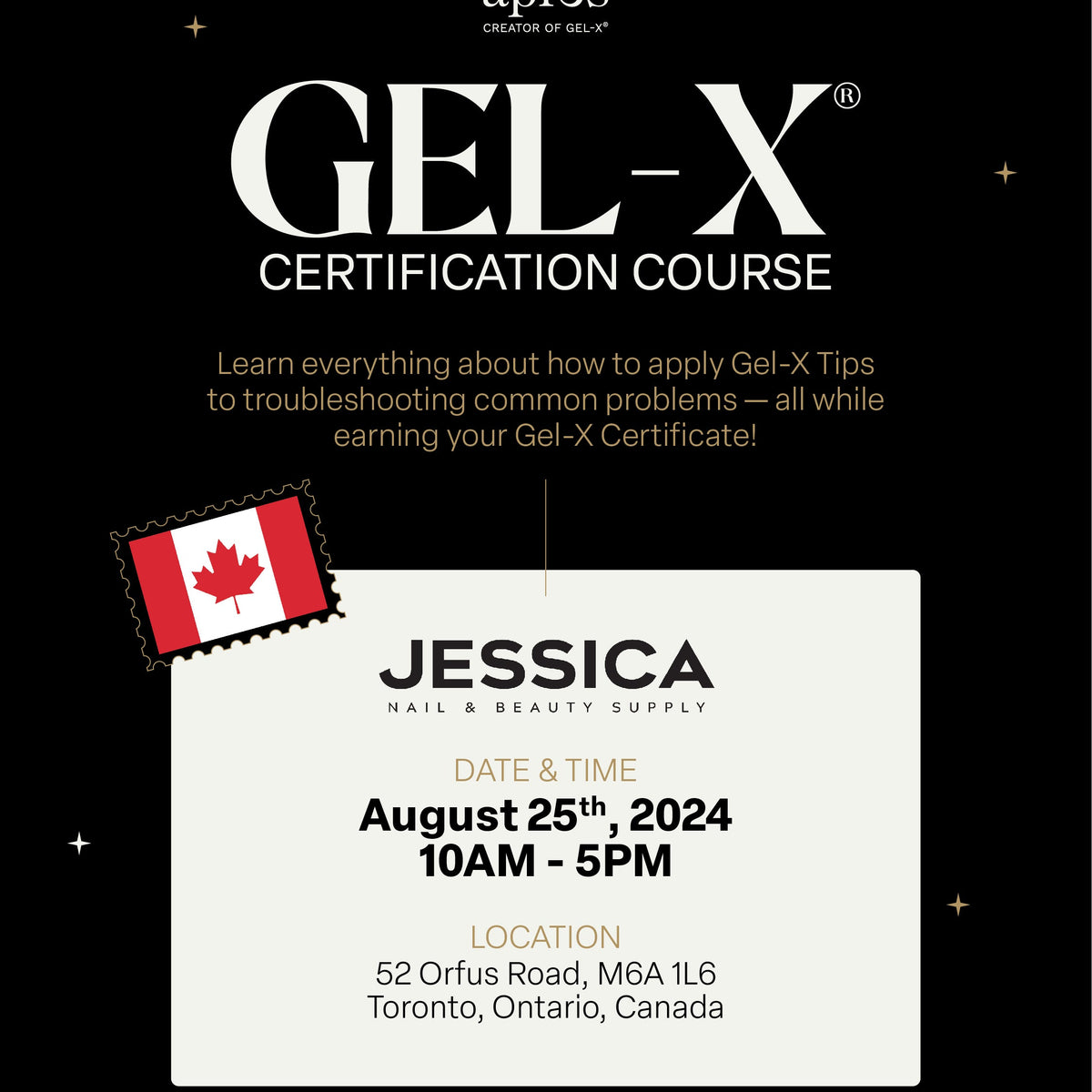 OFFICIAL APRÉS GEL X® CERTIFICATION COURSE TORONTO CANADA Jessica OFFICIAL APRÉS GEL X® CERTIFICATION COURSE TORONTO CANADA Jessica