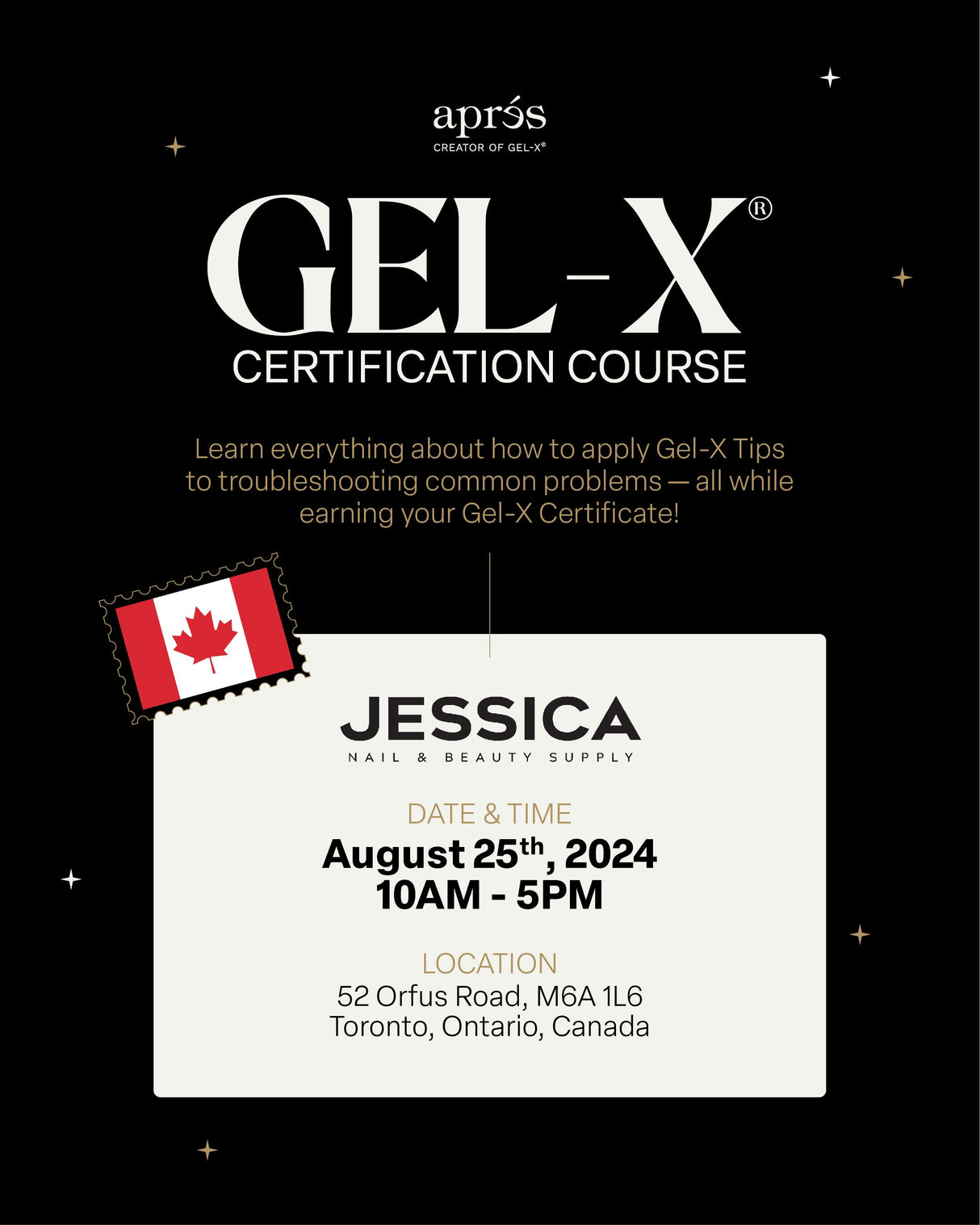 OFFICIAL APRÉS GEL-X® CERTIFICATION COURSE - TORONTO, CANADA