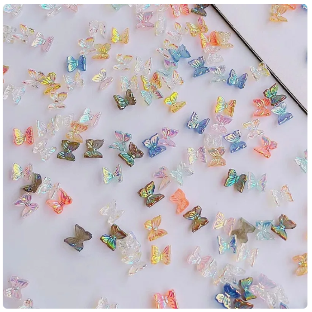 JNBS Nail Charm Small Cute Butterfly 7353 (60pcs)