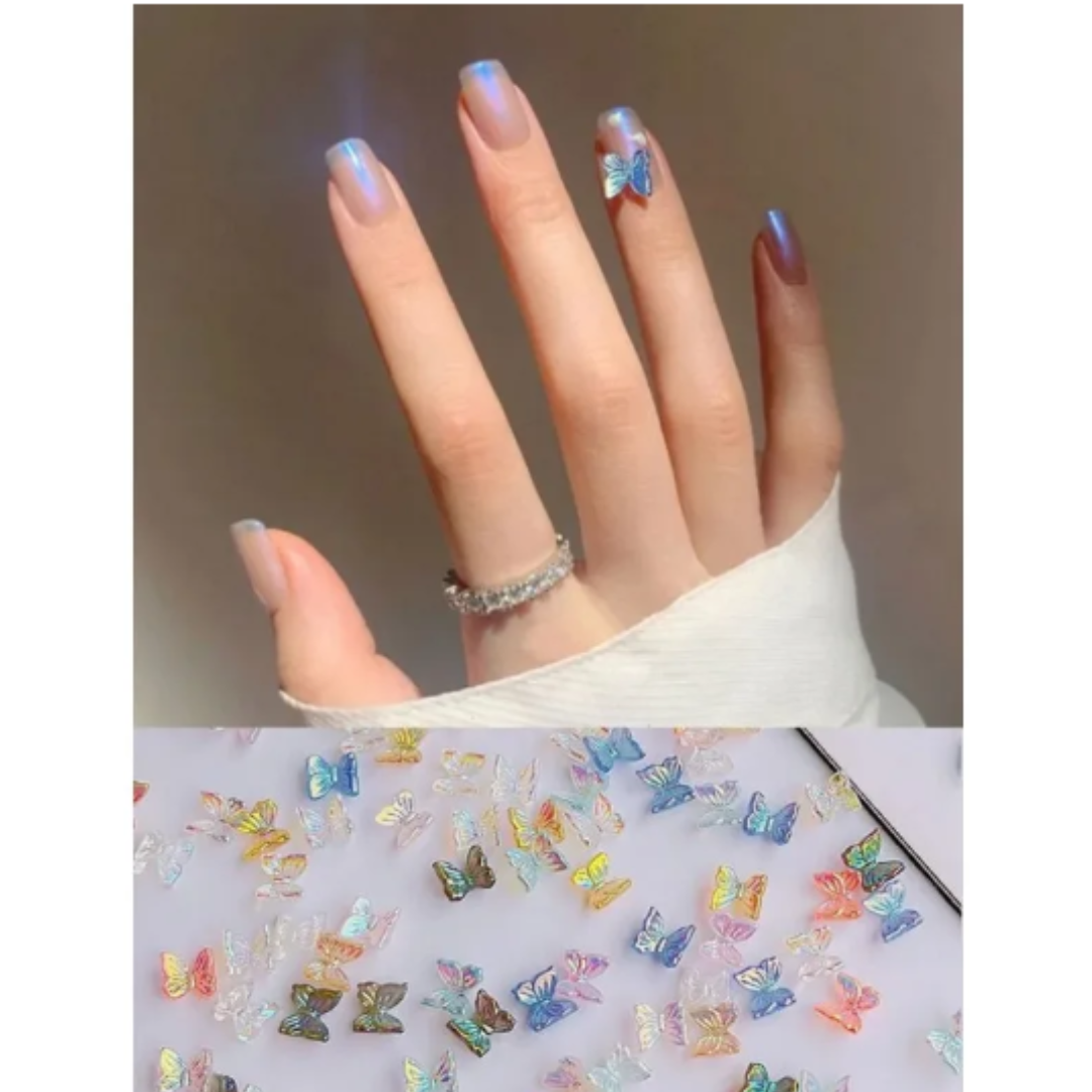 JNBS Nail Charm Small Cute Butterfly 7353 (60pcs)
