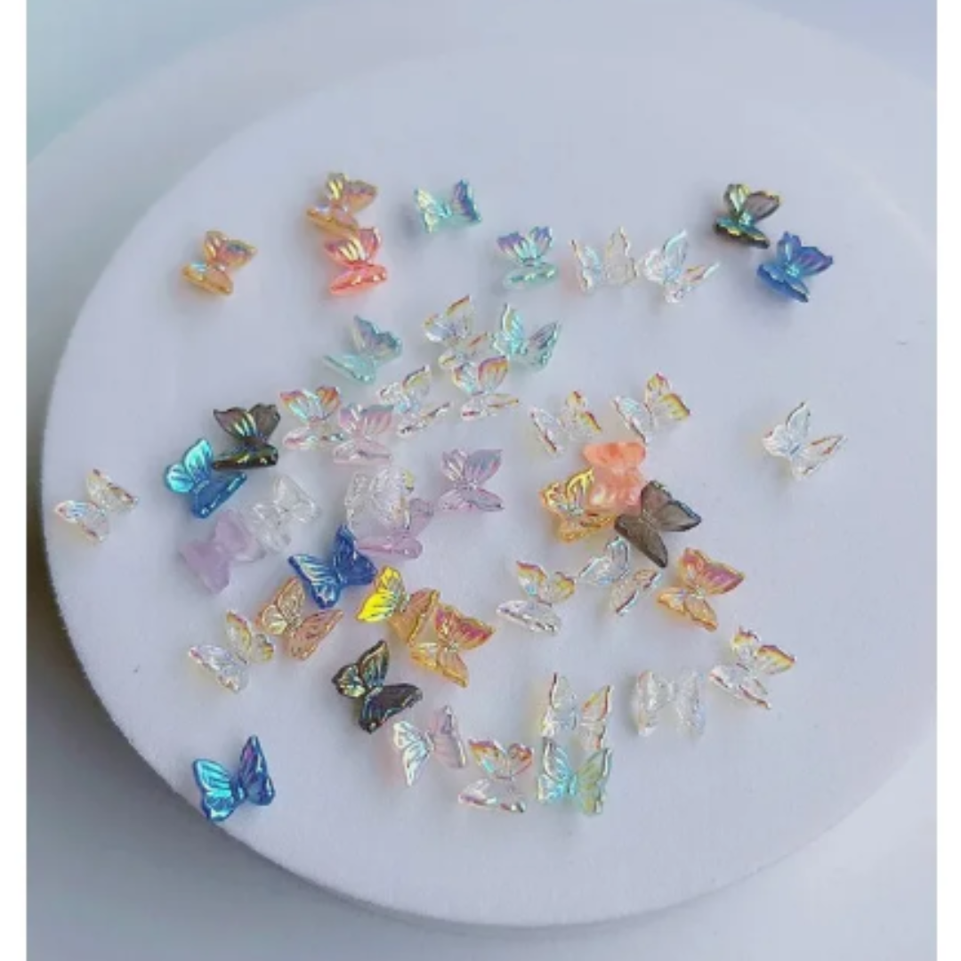JNBS Nail Charm Small Cute Butterfly 7353 (60pcs)