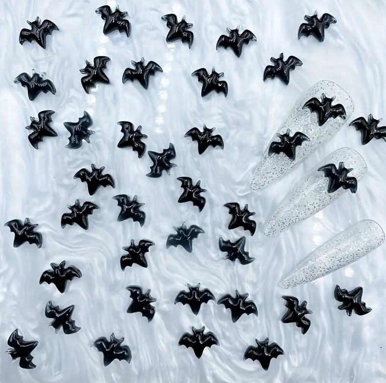 JNBS Nail Charm 3D Bat Edgy Gothic Style 7131 (20pcs/bag)