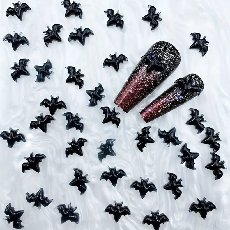 JNBS Nail Charm 3D Bat Edgy Gothic Style 7131 (20pcs/bag)