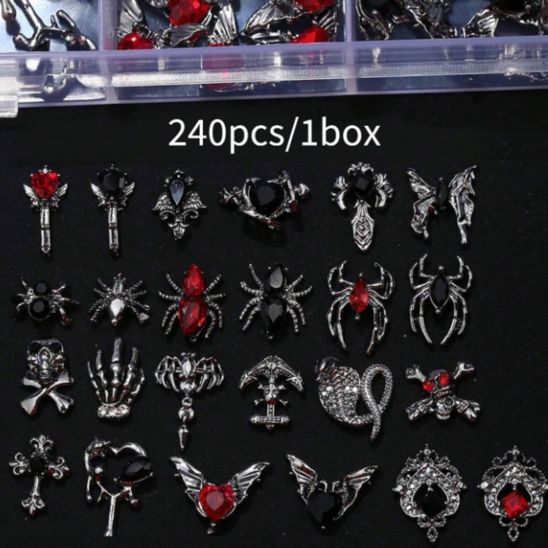 JNBS Nail Charm Rhinestones Halloween