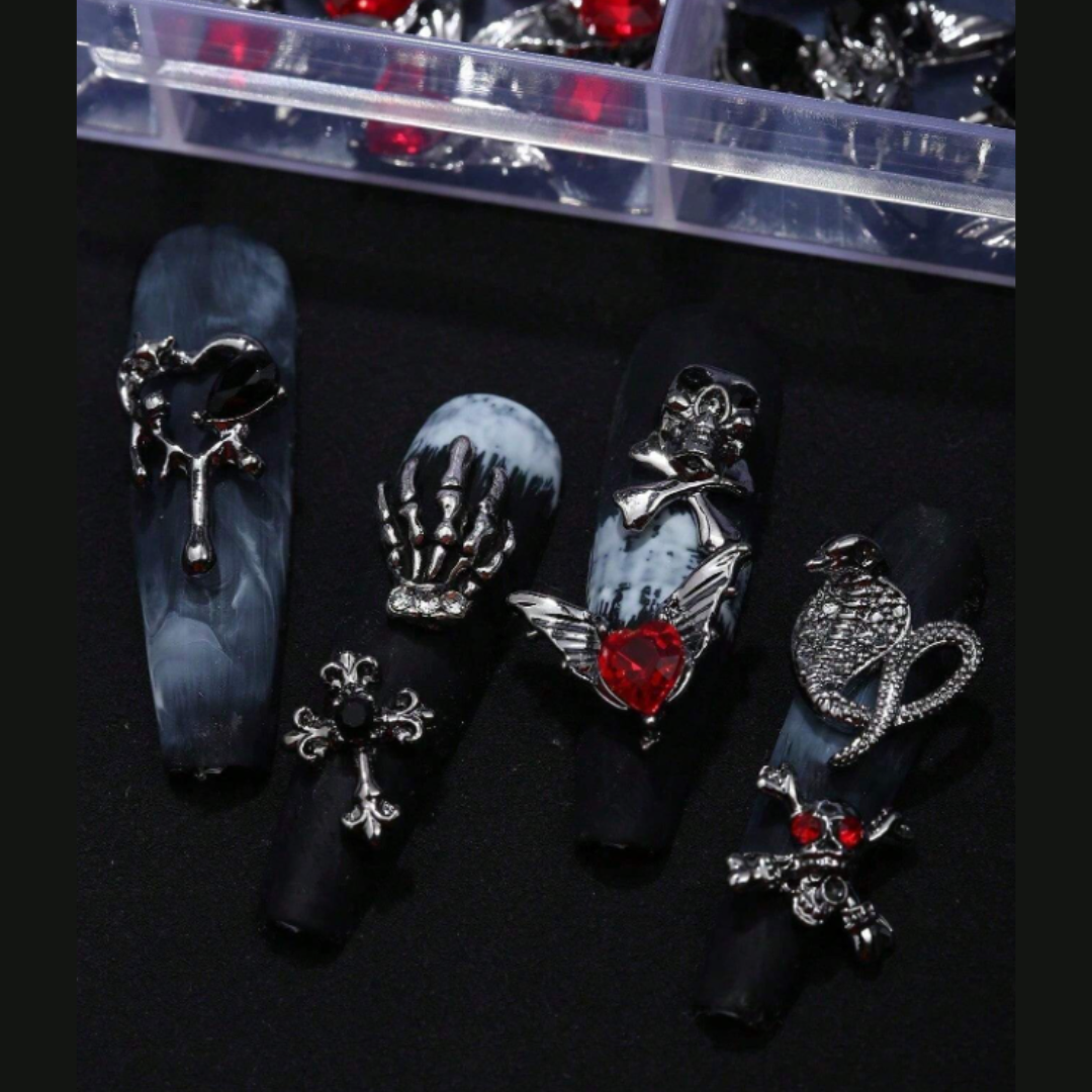 JNBS Nail Charm Rhinestones Halloween