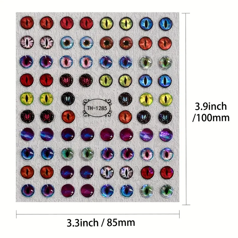 JNBS Nail Sticker Halloween Cat's Eye