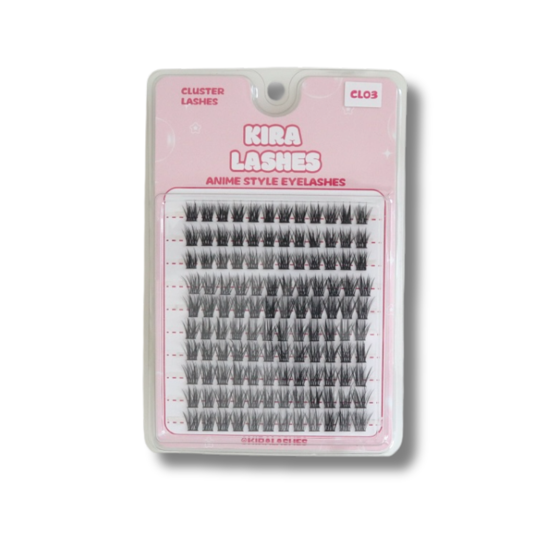 Kira Lashes – Dense Volume Cluster Lashes (CLO3)