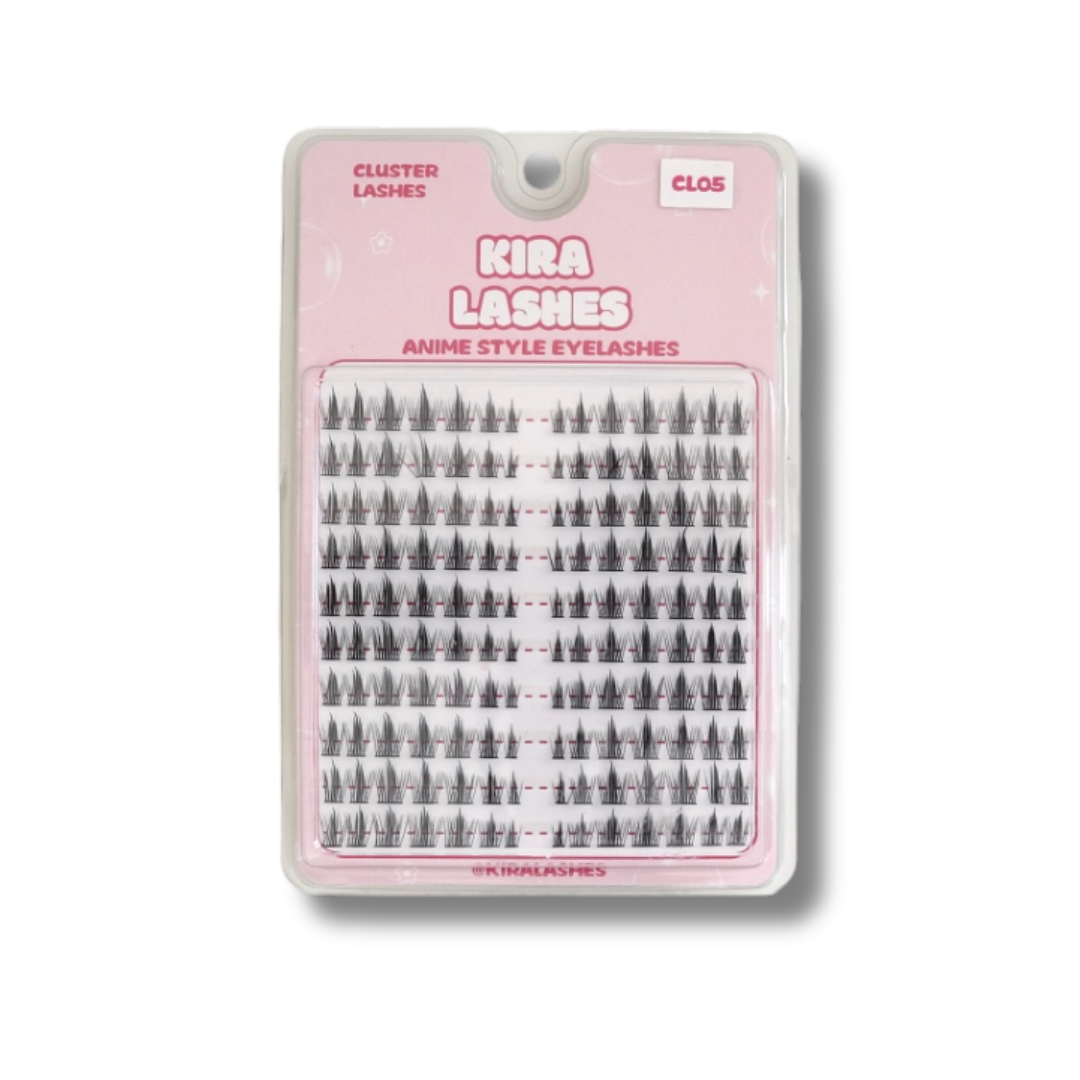 Kira Lashes – Spiky Volume Cluster Lashes (CLO5)