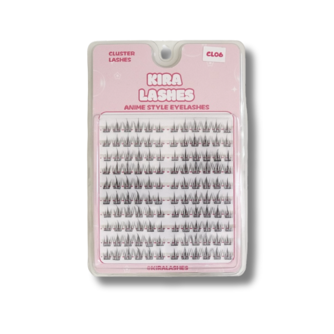 Kira Lashes – Doll Eye Cluster Lashes (CLO6)
