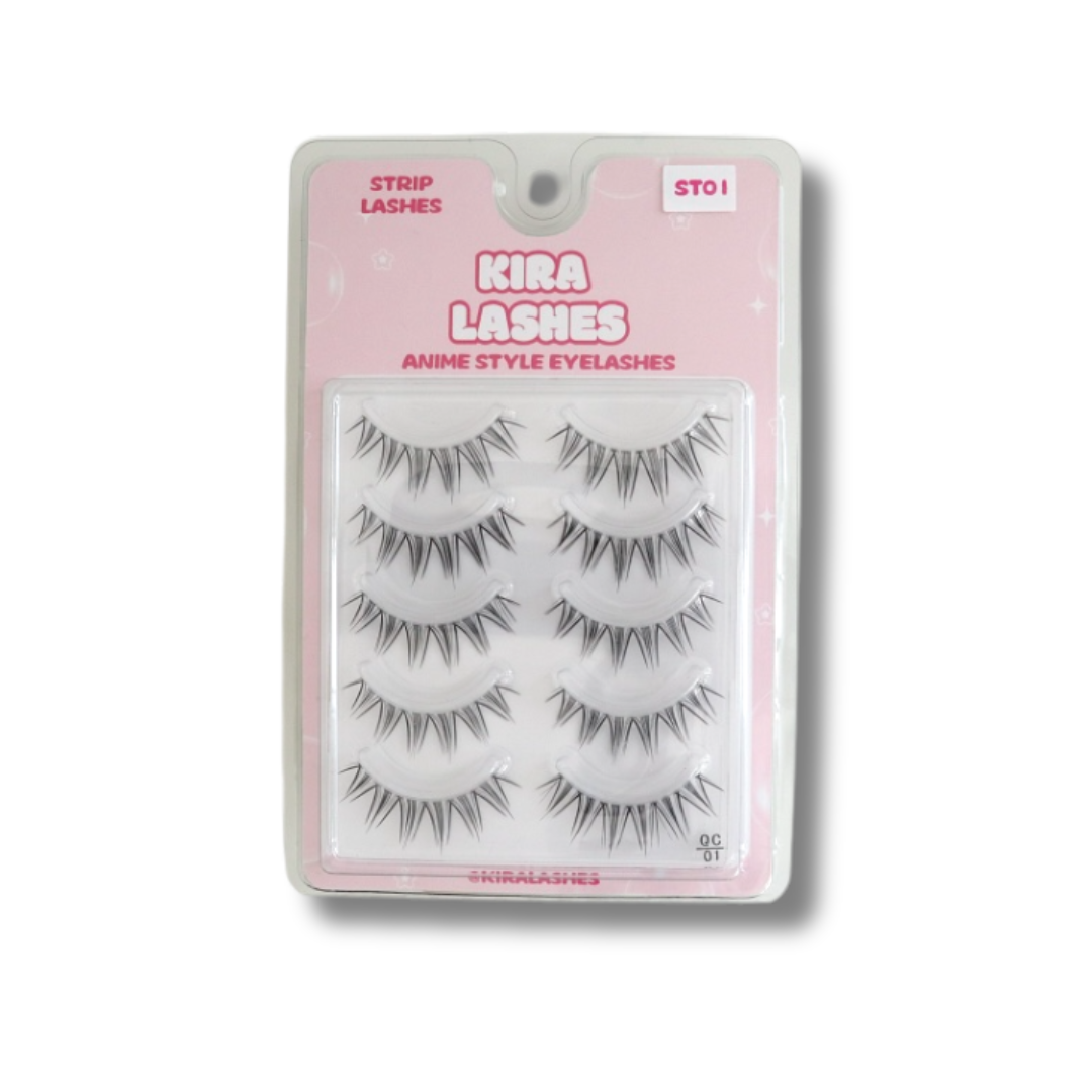 Kira Lashes – Anime Spiky Strip Lashes (STO1)