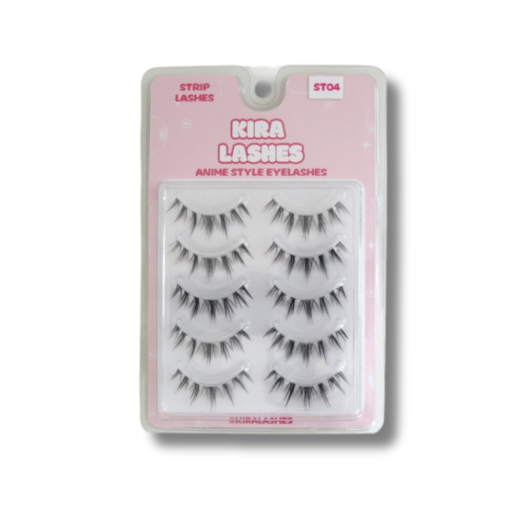 Kira Lashes – Volume Anime Look Strip Lashes (STO4)