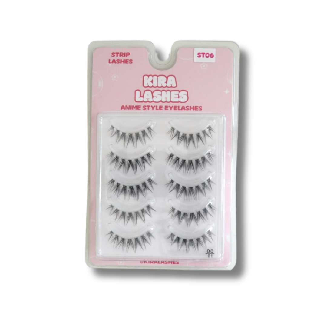 Kira Lashes – Spiky Anime Strip Lashes (STO6)