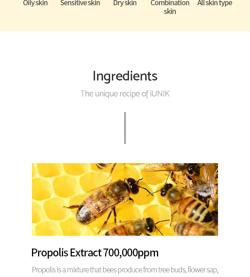 iUNIK Propolis Vitamin Synergy Serum Mini 15mL