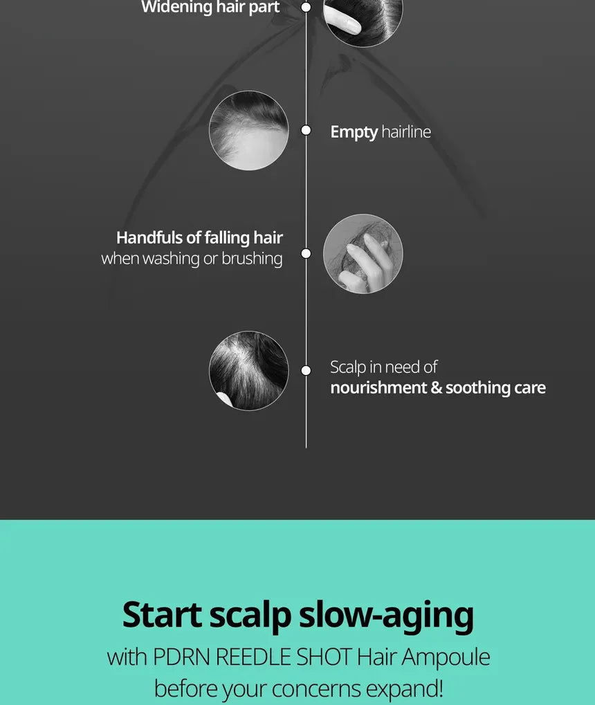 VT COSMETICS PDRN Reedle Shot Hair Ampoule 100dL (15ml)