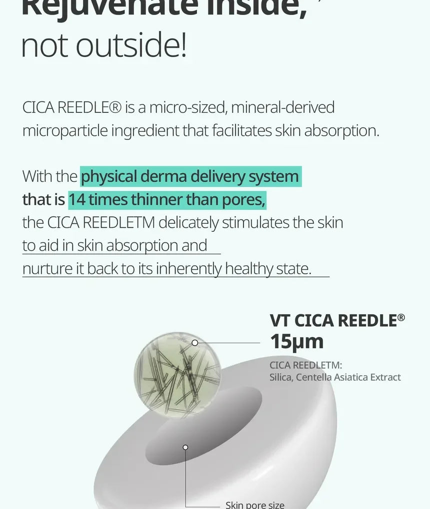 VT COSMETICS PDRN Reedle Shot Hair Ampoule 100dL (15ml)