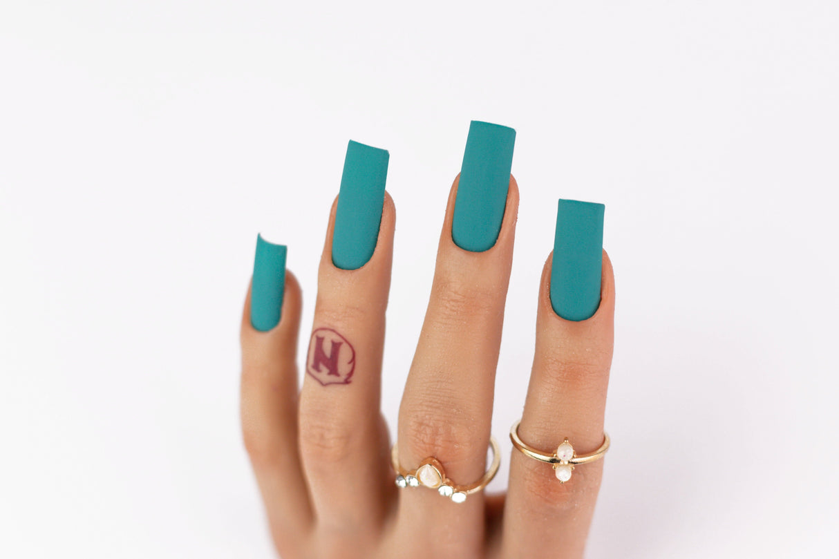 NOTPOLISH Gel Duo M106 I Don't Kiss & Teal