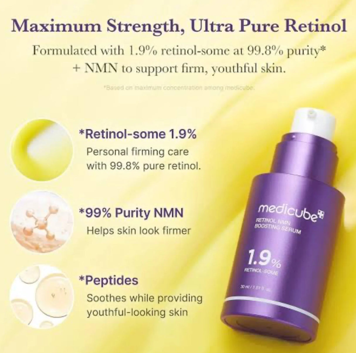 MEDICUBE Retinol NMN Boosting Serum 30mL