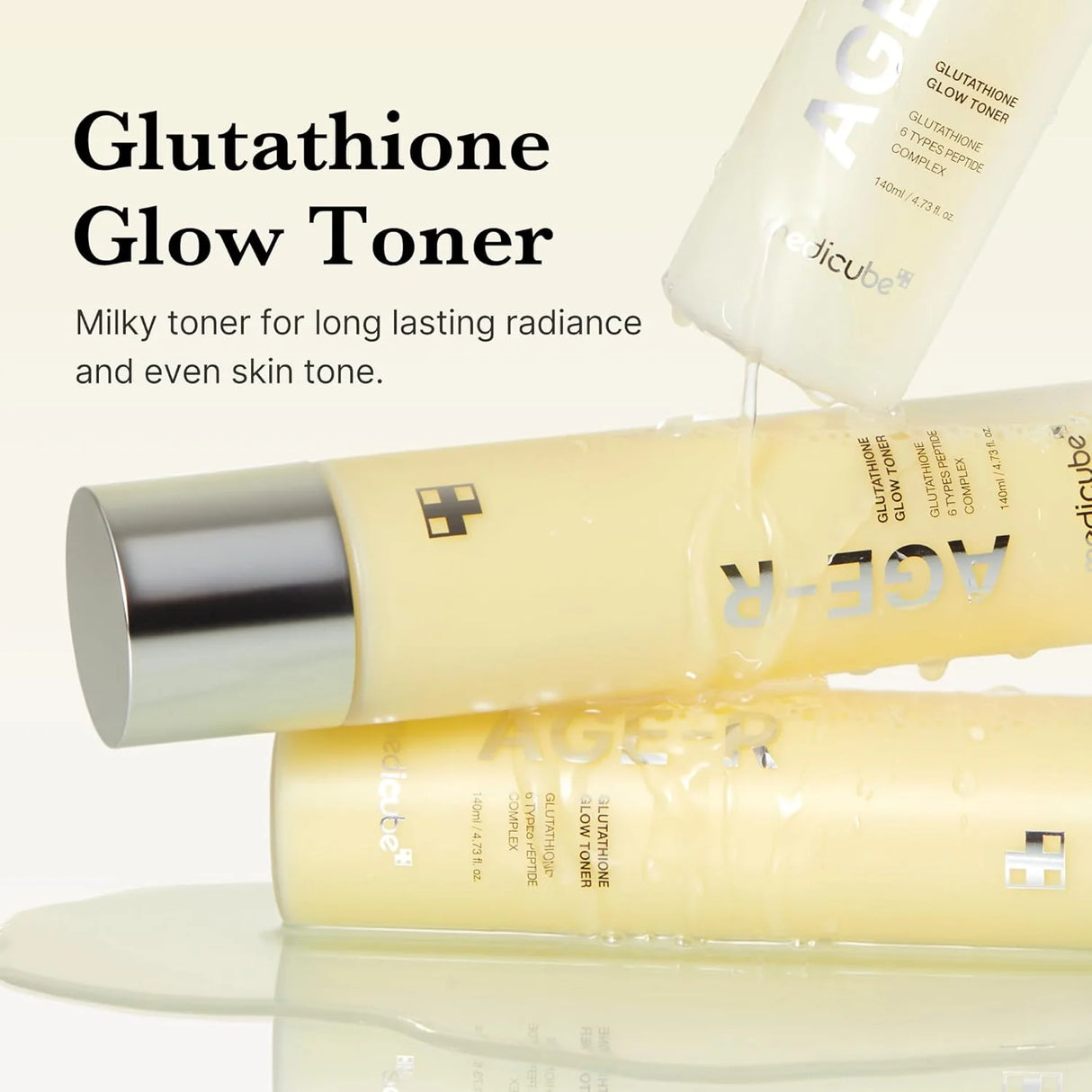 MEDICUBE Age-R Glutathione Glow Toner 140mL