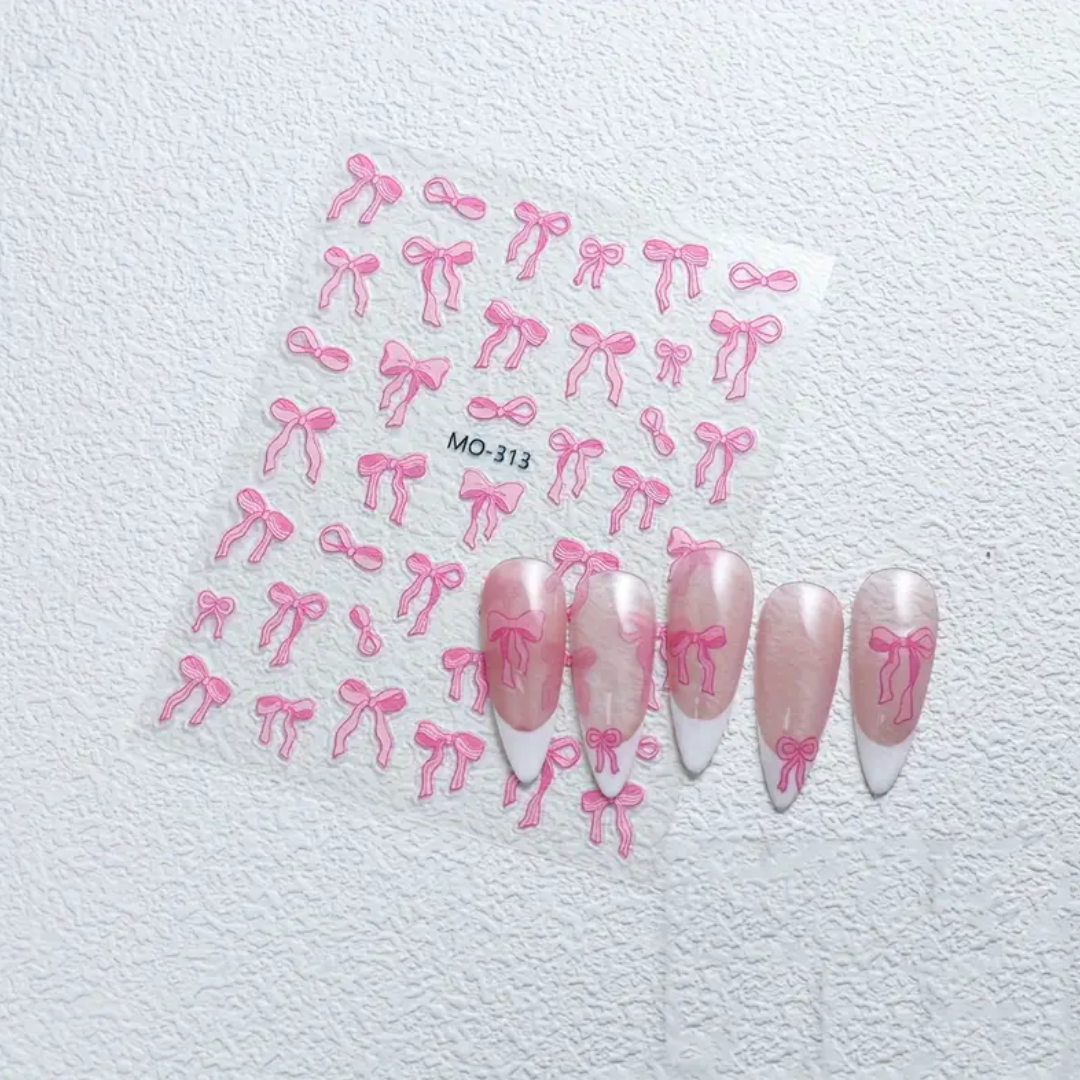 MOSR Nail Art Sticker Chic Bow