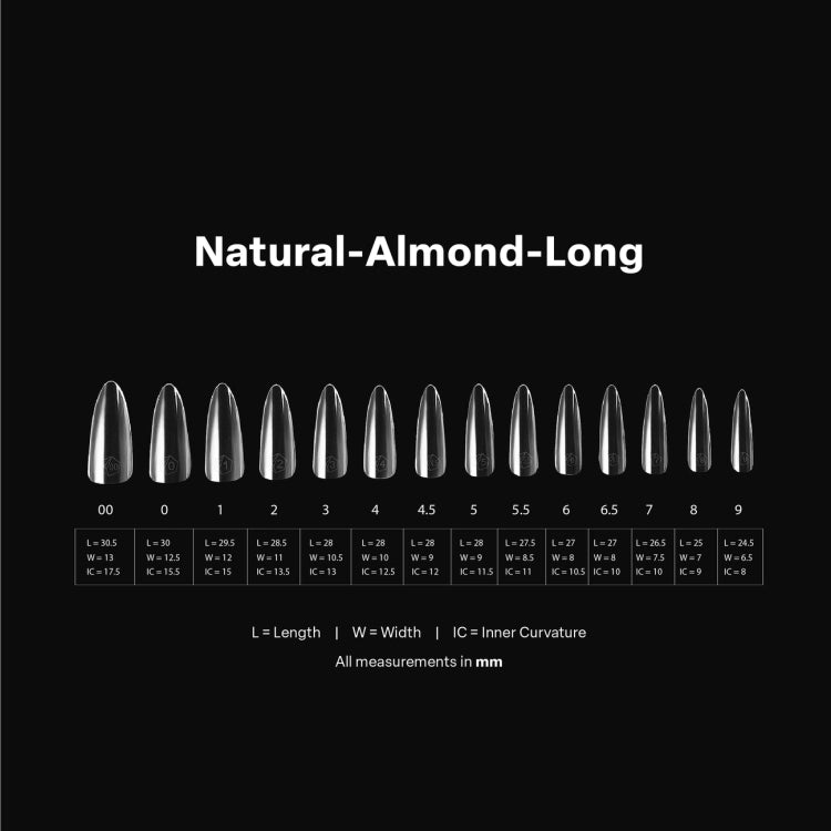 Apres Gel X™ Box of 600pcs 2.0 Natural Almond Tips