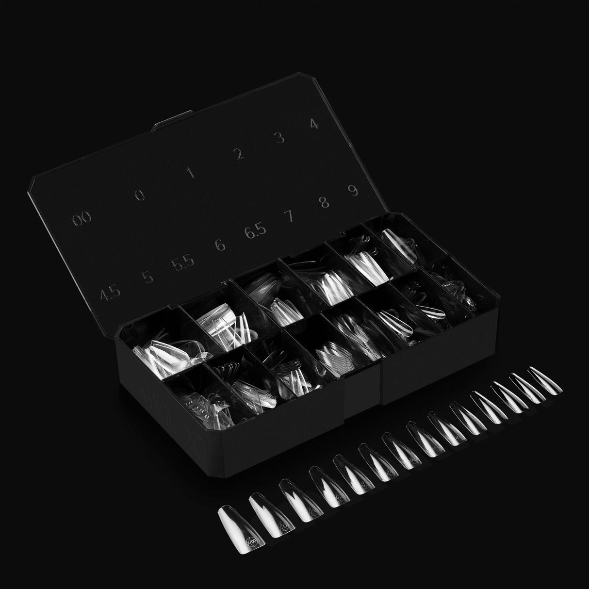 Apres Gel X™ Box of 600pcs 2.0 Natural Coffin Tips