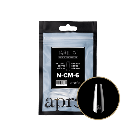 Apres Refill Bags (50pcs) Natural Coffin Medium