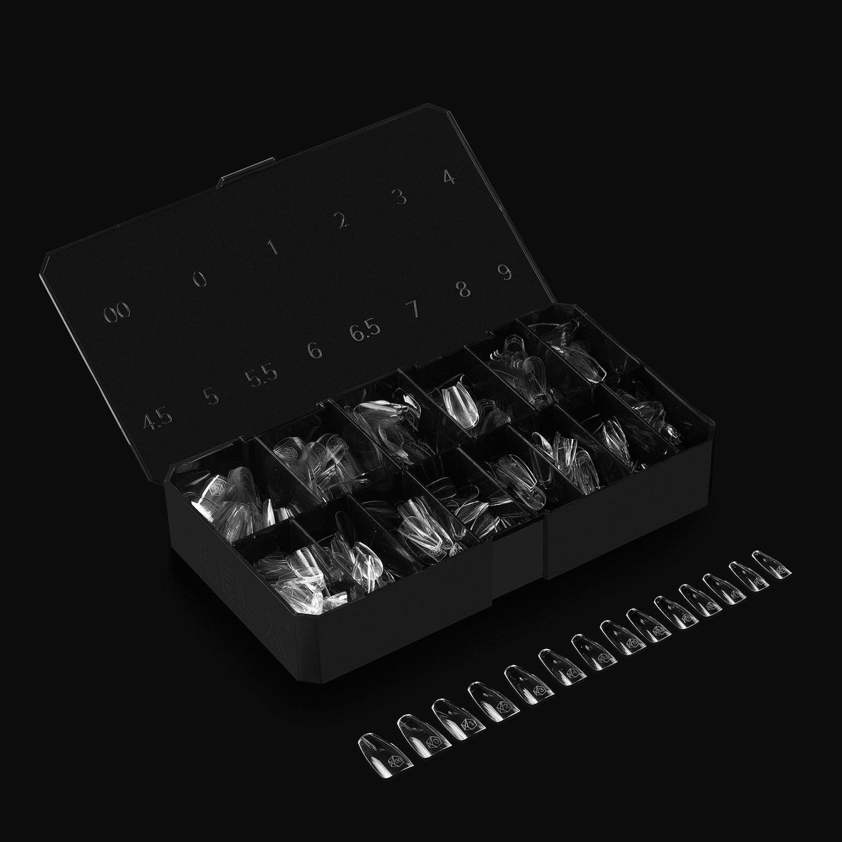 Apres Gel X™ Box of 600pcs 2.0 Natural Coffin Tips