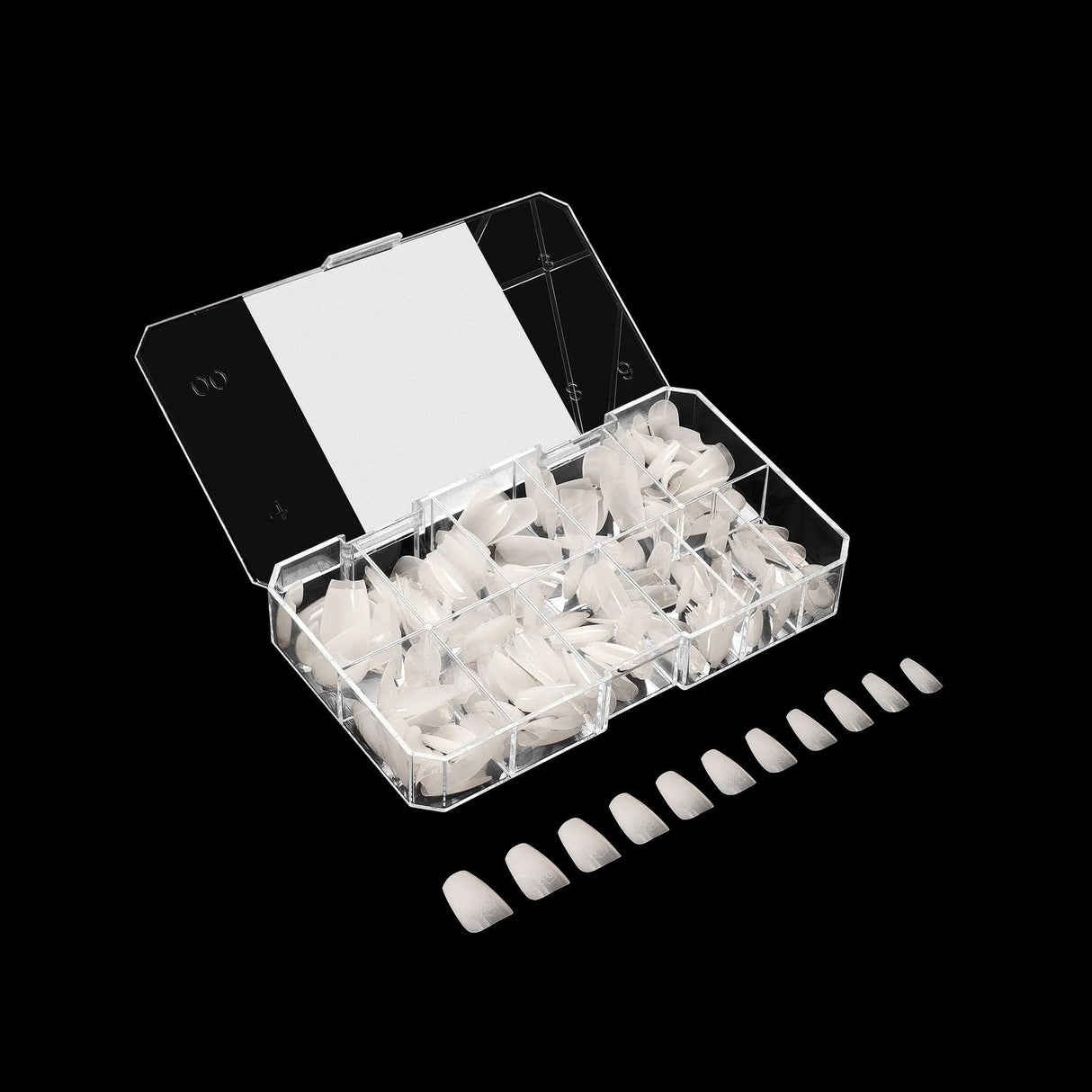 Apres Gel X™ NEUTRALS Box of 150pcs Whitney Natural Coffin Tips