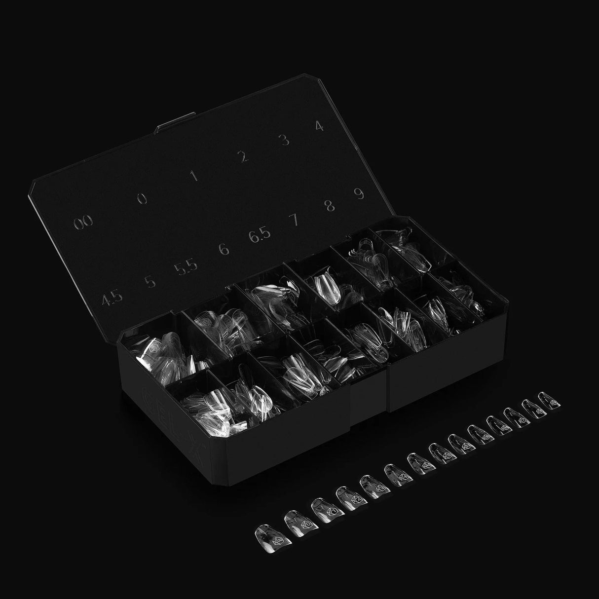 Apres Gel X™ Box of 600pcs 2.0 Natural Coffin Tips