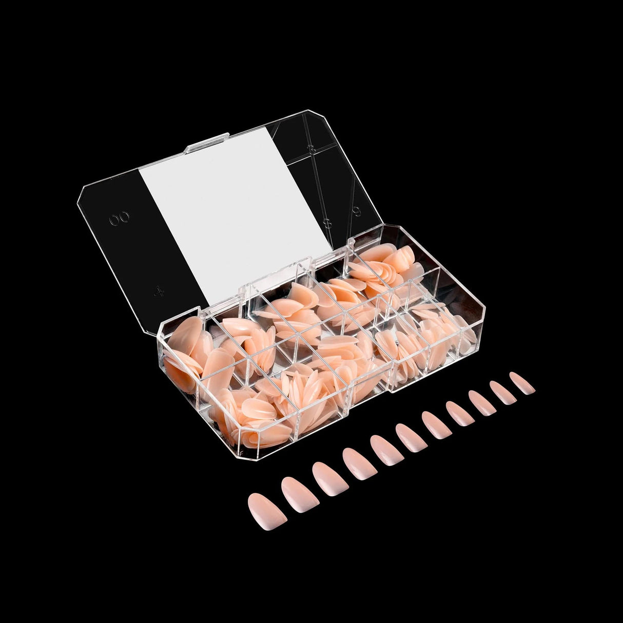 Apres Gel X™ NEUTRALS Box of 150pcs Chloe Natural Round Tips