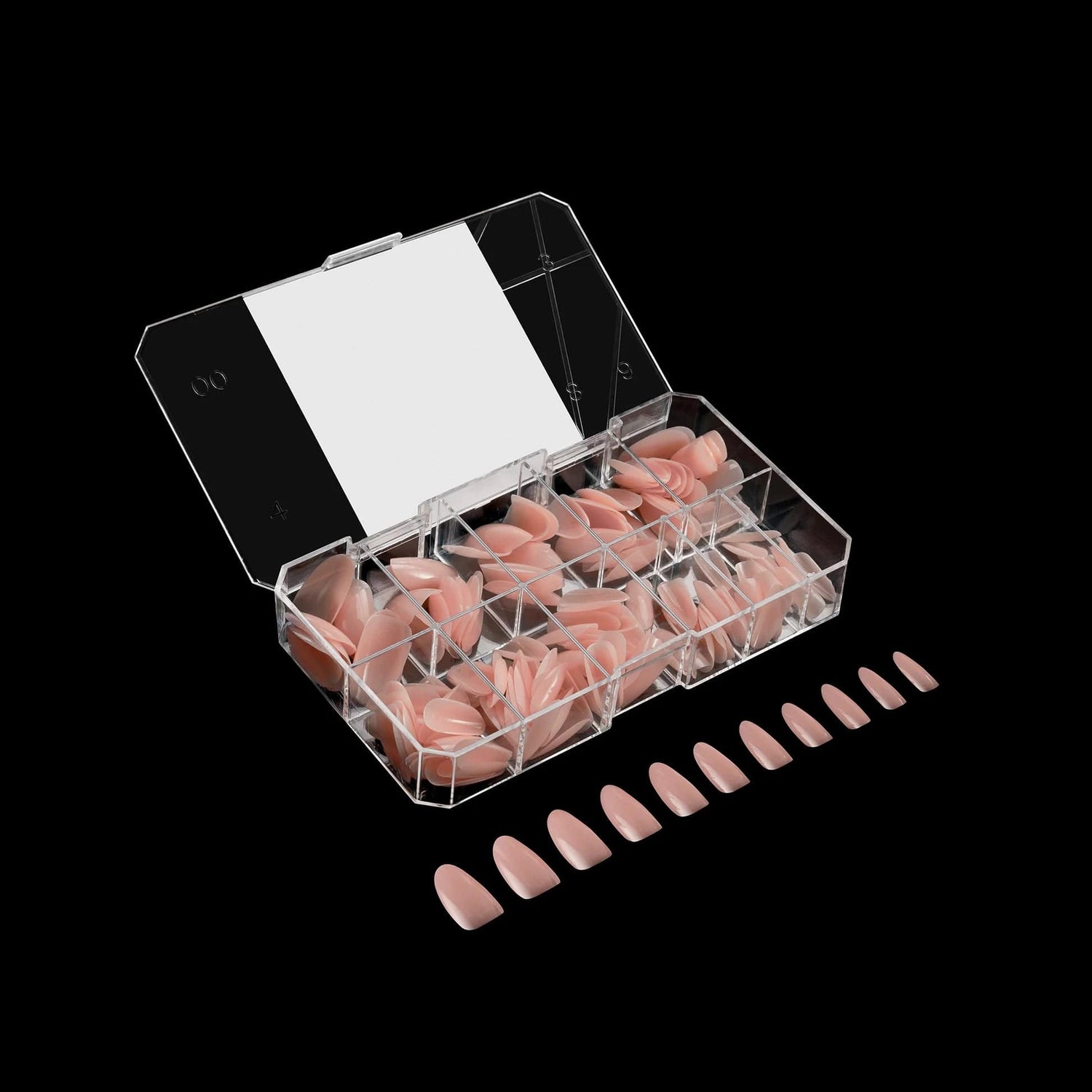 Apres Gel X™ NEUTRALS Box of 150pcs Margot Natural Round Tips