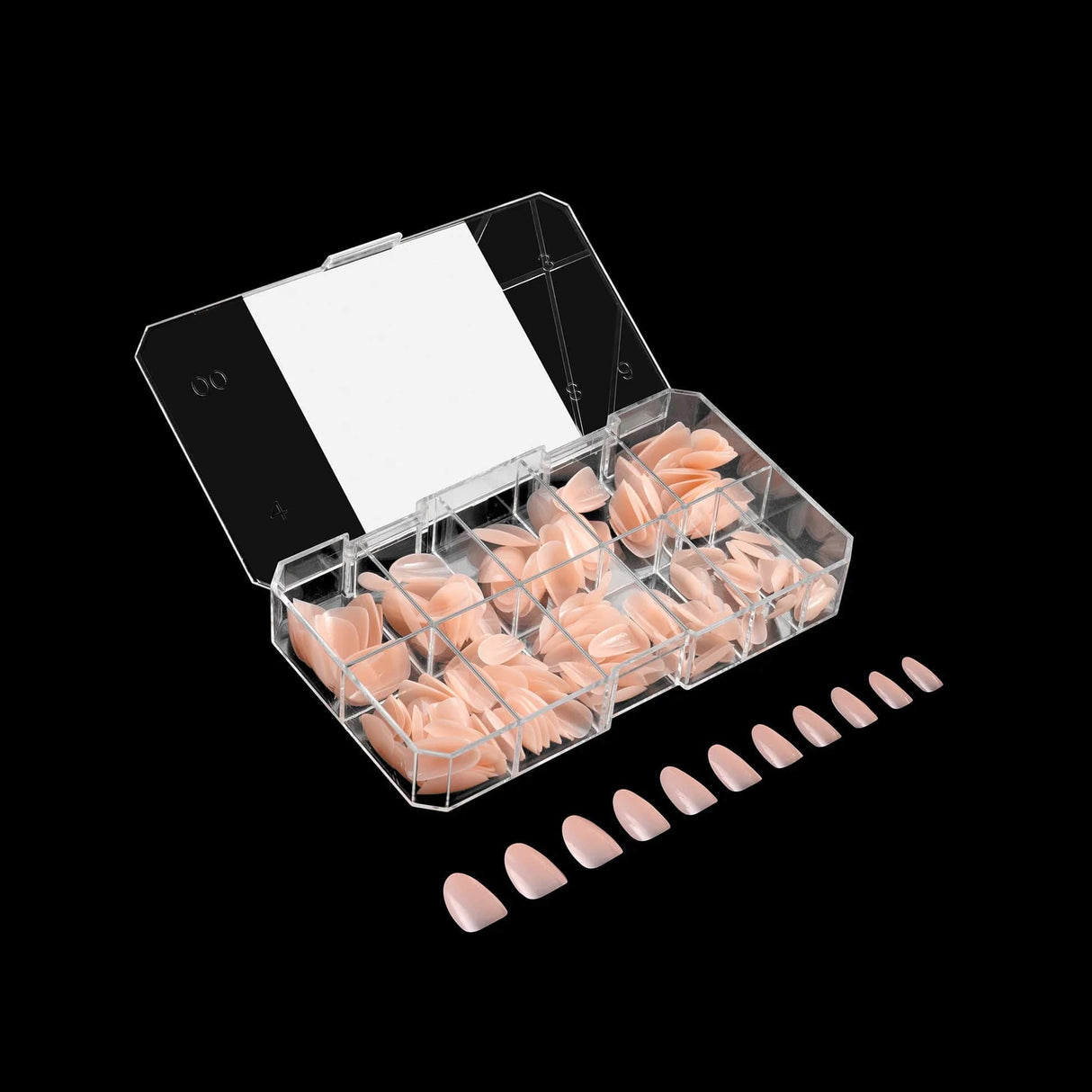 Apres Gel X™ NEUTRALS Box of 150pcs Chloe Natural Round Tips