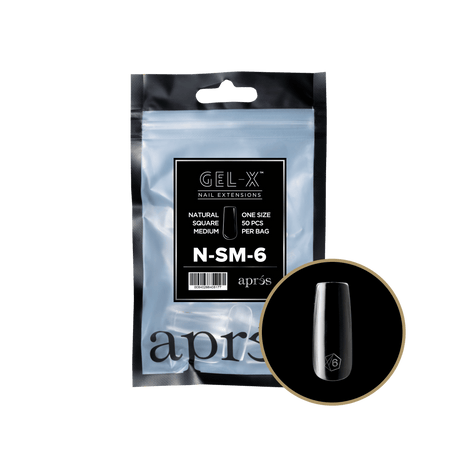 Apres Refill Bags (50pcs) Natural Square Medium