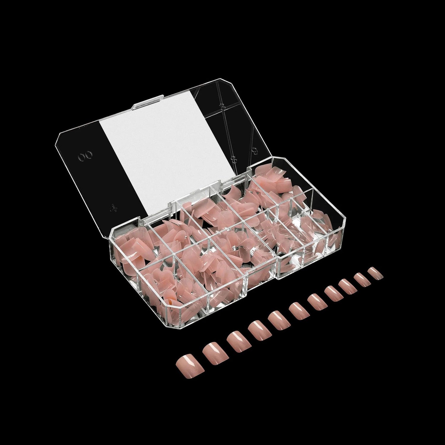 Apres Gel X™ NEUTRALS Box of 150pcs Margot Natural Square Tips