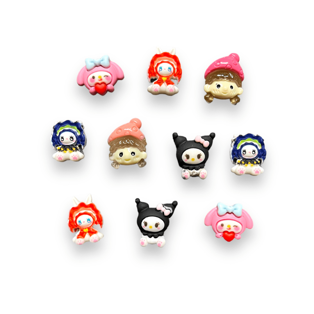 JNBS Nail Charm Kawaii Plush & Snug 7156