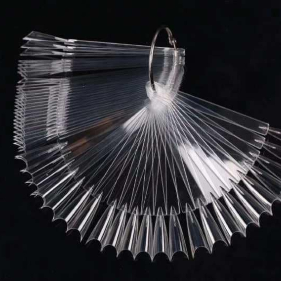 JNBS Nail Swatch Sample Display Fan-shaped Stiletto (50pcs/pack)