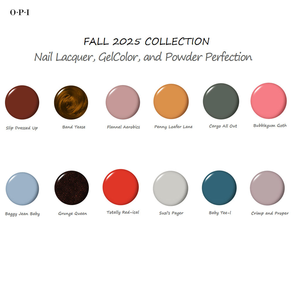 OPI Nail Lacquer 2025 Fall Collection - What's Your Mani-tude?