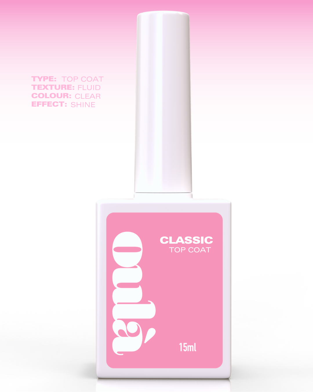 Oulà Classic Top Coat Gel (15ml)