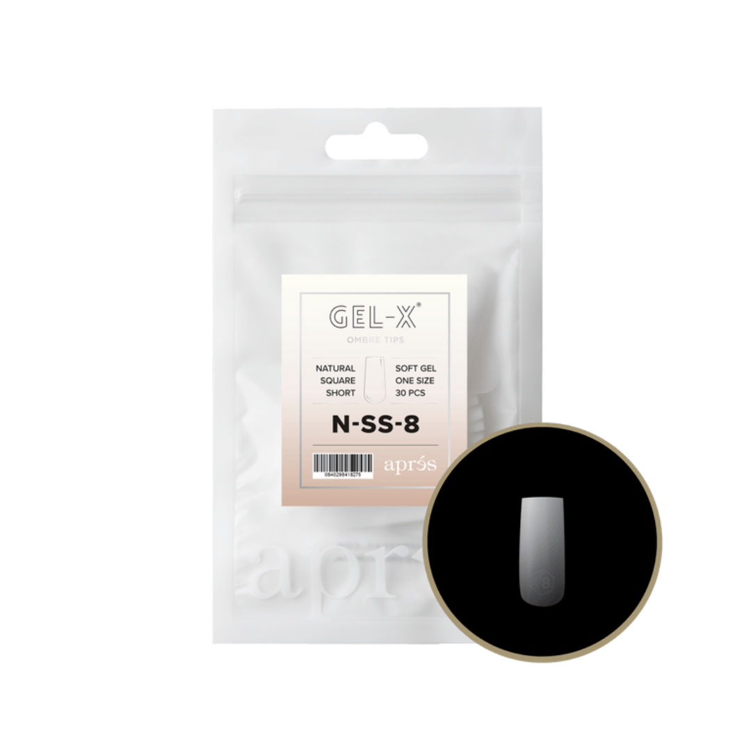 Apres Refill Bags (30pcs) Ombré Gel-X® Natural Square Short