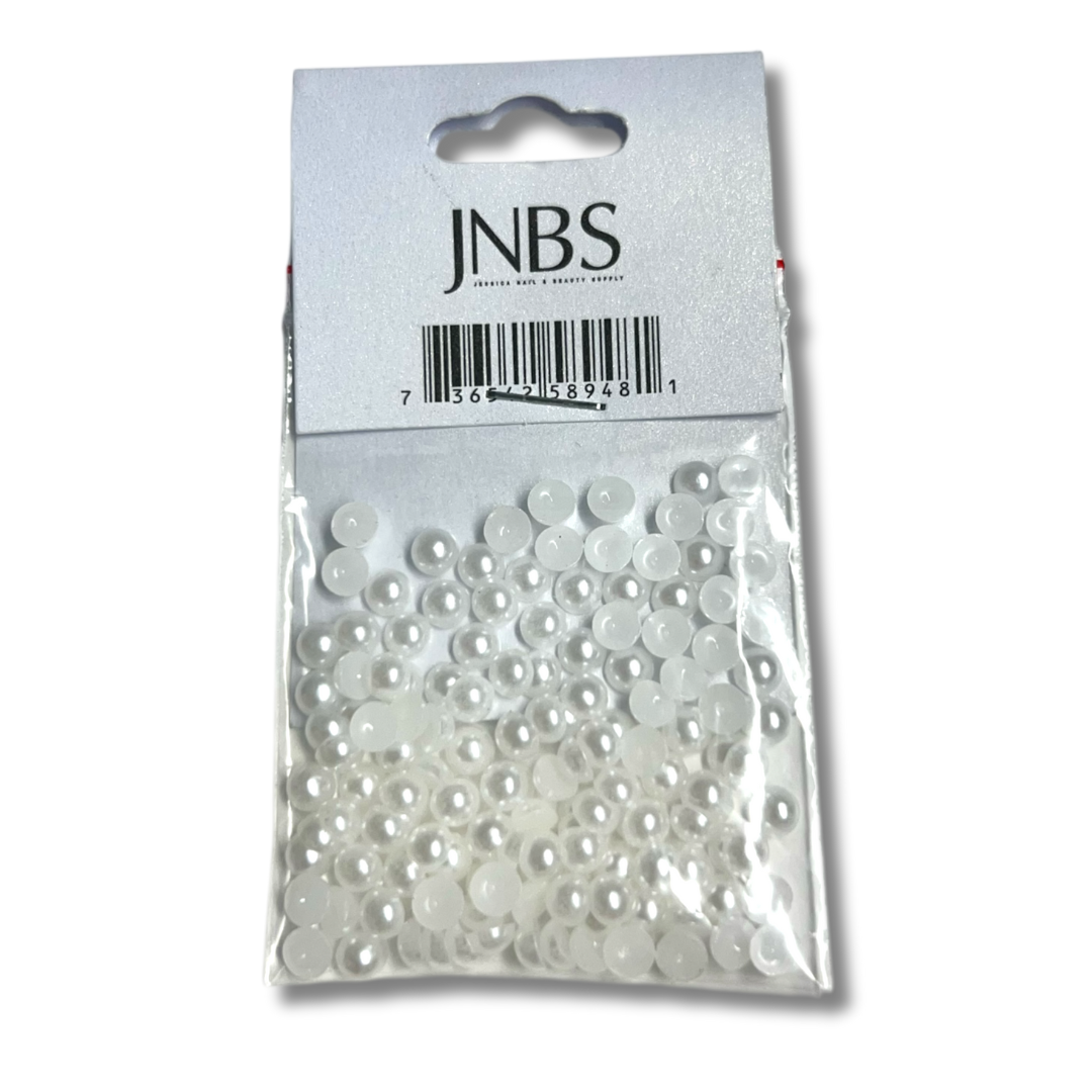 JNBS  Flat-Back Pearl Nail Charm (4 Styles)